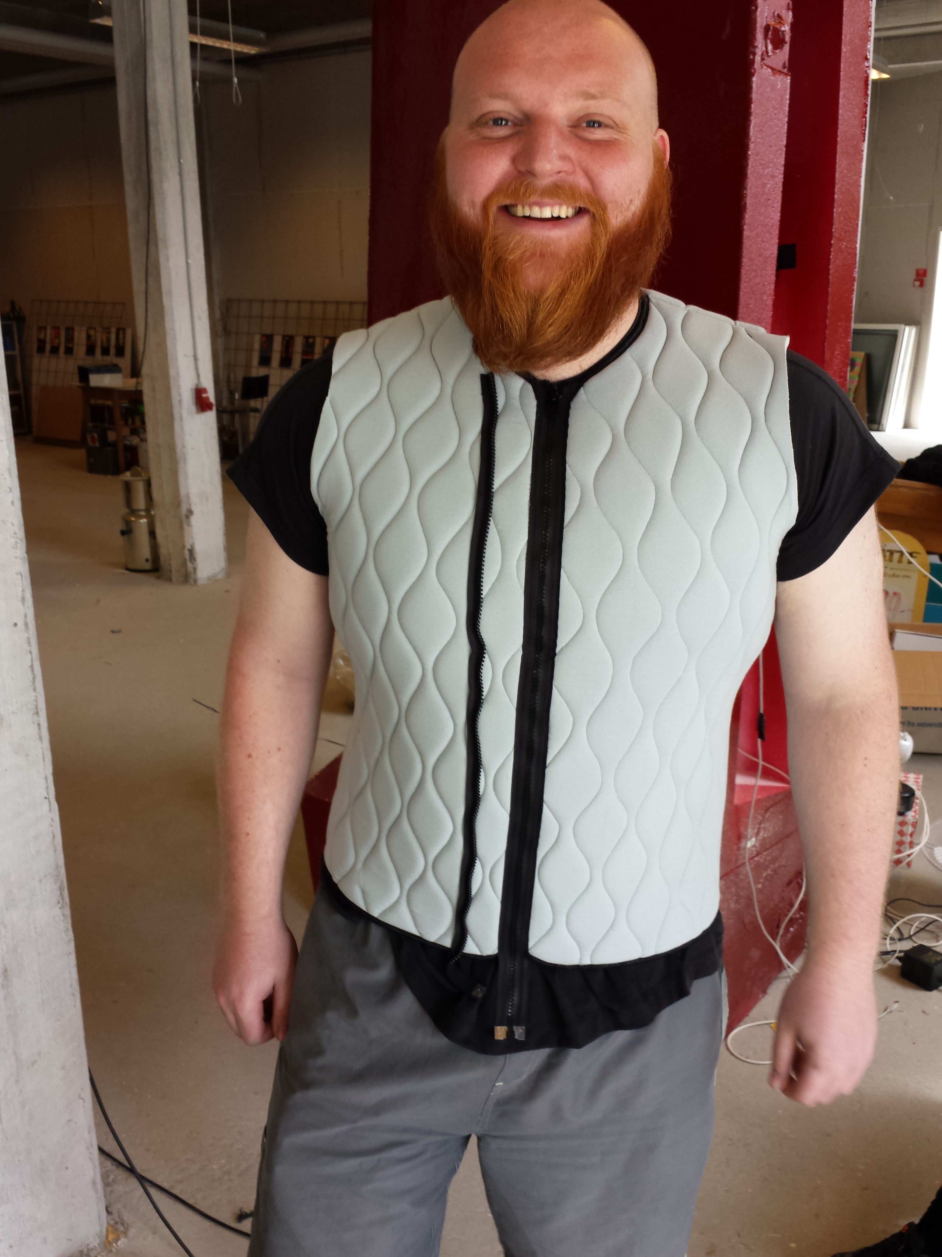 Wearable Computing Vest–prototypes and process